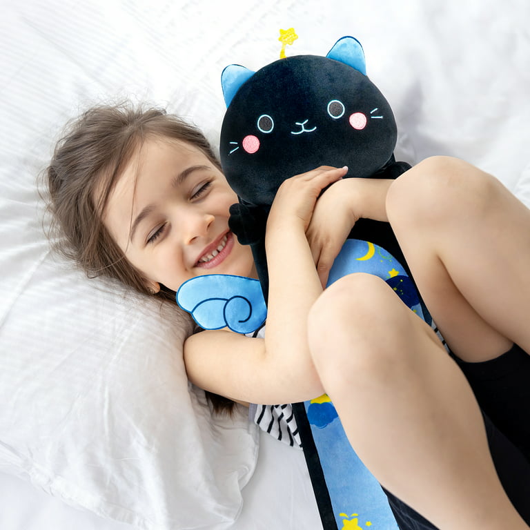 Mewaii Kawaii Black Cat Plushie Stuffed Animal Plush Pillow Squish Toy –  Starpony