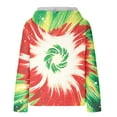 thumbnail image 5 of YUNAFFT Stylish Tie-Dye Print Hooded Sweatshirt with Pockets for Women, 5 of 6