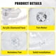 thumbnail image 2 of Ventilador de techo moderno con luz LED circular – Diseño ramas elegante – 7 aspas silenciosas – Motor 15W 500mm – Iluminación y ventilación 2 en 1 – Fácil instalación – Color blanco, 2 of 7