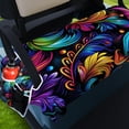 thumbnail image 1 of Funda de asiento para carrito de golf AQQA Tropical Feather, 140 x 81 cm, 1 of 8