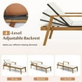thumbnail image 4 of Gymax Set Of 4 Outdoor Chaise Lounge Chair Set w/ Armrests & 4-Level Backrest for Poolside, 4 of 9