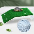 thumbnail image 3 of shiyou-Turtle Basking Platform, Tortoise Ramp Reptile Tank Ladder Resting Terrace, Tortoise Ramp Reptile Ladder Resting Terrace Fish Tank Aquarium Turtle Dock Floating Décor 18cm*12cm*4cm（Medium）, 3 of 4