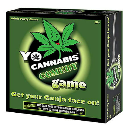 YO Cannabis Comedy Game for Adults | Fun Way to Enjoy a Sesh and Enhance Your Social Life Without Going Out | Includes Board, 24 Scenario Cards, 120 Answer Cards, Rules and (Best Adult Board Card Games)
