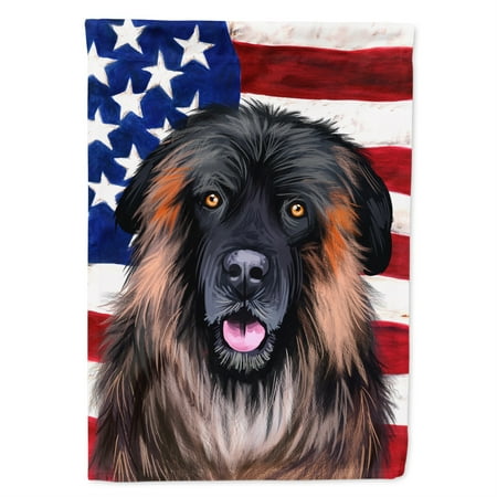 Estrela Mountain Dog American Flag Garden Flag