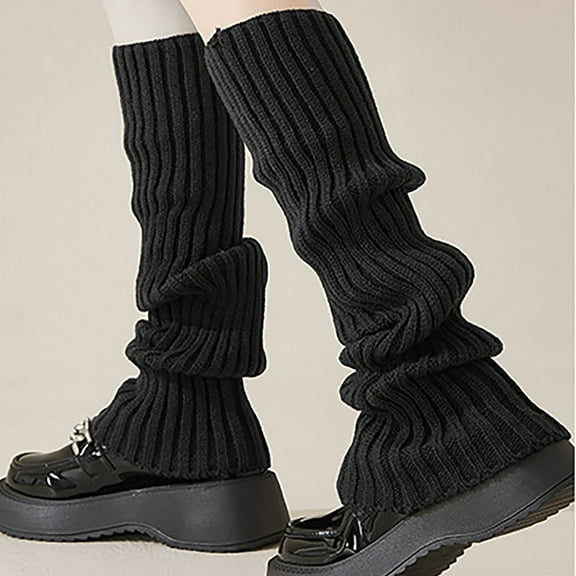 Knitted Leg Warmers For Women Winter Leg Warmers Ribbed Leg Socks Outfits Sports Yoga