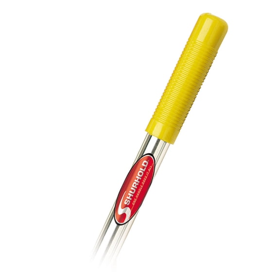59" Yellow and Red Contemporary Fixed Length Handle