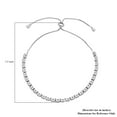 thumbnail image 3 of Cubic Zirconia CZ  Silvertone Tennis Bracelet for Women Jewelry for Women Size 6-9" Birthday Christmas Gifts, 3 of 5