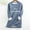 Navy, variant on Womens Pullover Tops For Fall Or Winter , Fall Sweaters for Women Women's Long Sleeve Tops Letter Print Crew Neck Long Sleeve Thickened Fleece Lamb Wool Warm Fitted Base Layer Top