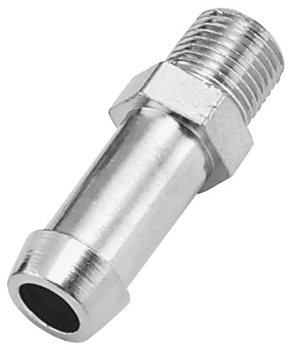 Oil Line Fittings Straight 1//8-27 NPT x 3//8 Biker/'s Choice 70363