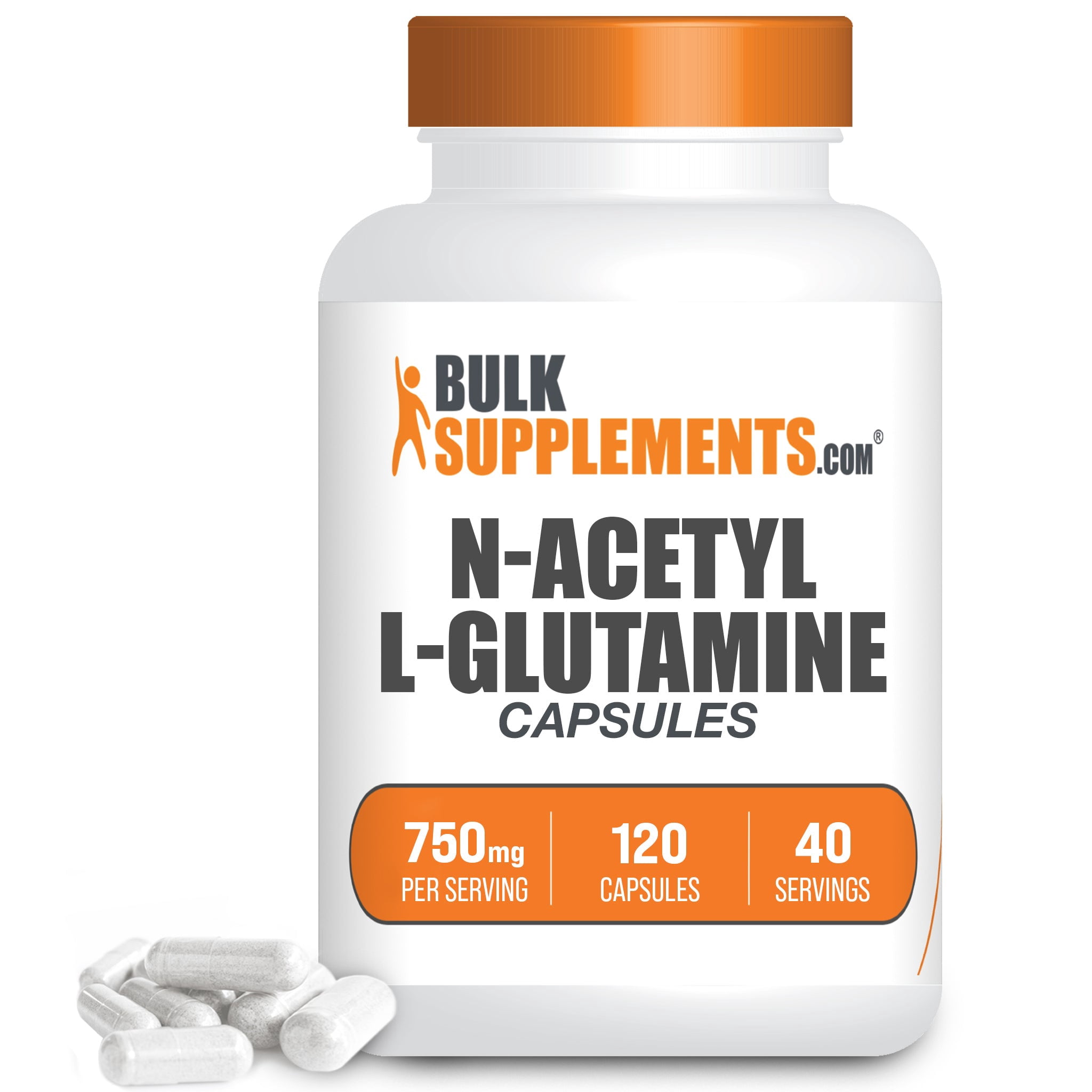NAcetyl LGlutamine Capsules, 750mg PreWorkout