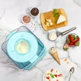 thumbnail image 4 of Nostalgia Electric Ice Cream Maker with 2 qt Double Insulated Gel Canister and Stainless Steel Base, Aqua, 4 of 8