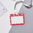 thumbnail image 6 of Susaid Hello Summer Flamingo Print ID Badge Holder with Double-Sided Windows Horizontal Hard Plastic Case Black Card Protector Pouch for Office School ID Credit Cards, 6 of 7