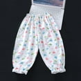 thumbnail image 2 of Otqutp Baby Casual Overalls Summer Girls Lace Pants Girdle Foot Pants Loose and Flared Pants Baby Thin Wear Pants Loose Casual Comfy Trousers (,11-12 Years), 2 of 9