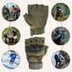 thumbnail image 5 of Guantes sin dedos para hombres Uxcell, guantes de medio dedo, guantes transpirables para entrenamiento, verdes, XL, 5 of 6