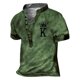 thumbnail image 1 of European And American Men's Vintage Top Digital Printing Short Sleeve Tops XL, 1 of 3