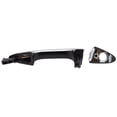 thumbnail image 2 of Front Right (Passenger Side) Exterior Door Handle Compatible with 2012-2017 Hyundai Accent Chrome With Key Hole 826611R000CA-PFM Sport Value Edition GL GLS GS LE SE New OE Replacement, 2 of 8