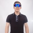 thumbnail image 5 of Gafas de motocross Estrela Biking, gafas de esquí con cojín esponjoso antirreflectante flexible, 5 of 5