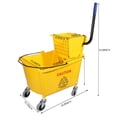 thumbnail image 2 of Cubo para mopa Midoneat Commercial con escurridor lateral, 35 L, 2 of 7