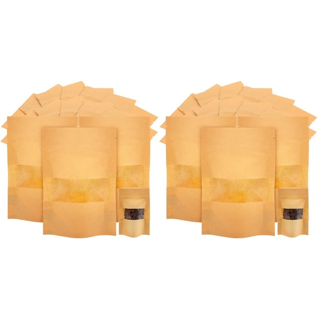 200 Pcs Versatile Wrapping Bags Bakery Packaging Bags Convenient Paper Bags Snack Food Bags
