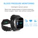 thumbnail image 2 of Pantalla OLED Reloj Impermeable Presión Arterial Frecuencia Cardíaca Recordatorio de Llamadas Reloj de Pulsera, Negro 1.3 Pulgadas Sweethay EL2937-01B, 2 of 2