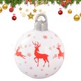 thumbnail image 4 of Gran Decorada Al Aire Libre 40 Cm PVC Inflable Christmas Ball Ornaments Navideños (b), 4 of 9