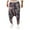 Navy, variant on WEAIXIMIUNG Mens Overalls for Work Men's Hop Loose Linen Harlan Low Rise Jogging Sweatpants