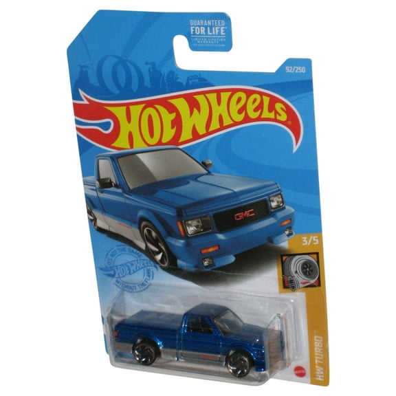 Hot Wheels HW Turbo 3/5 (2020) Blue '91 GMC Syclone Toy Truck 92/250