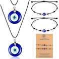 thumbnail image 1 of Evil Eye Necklace with Evil Eye Bracelet Protection Evil Eye Jewelry Set for Men, 1 of 4