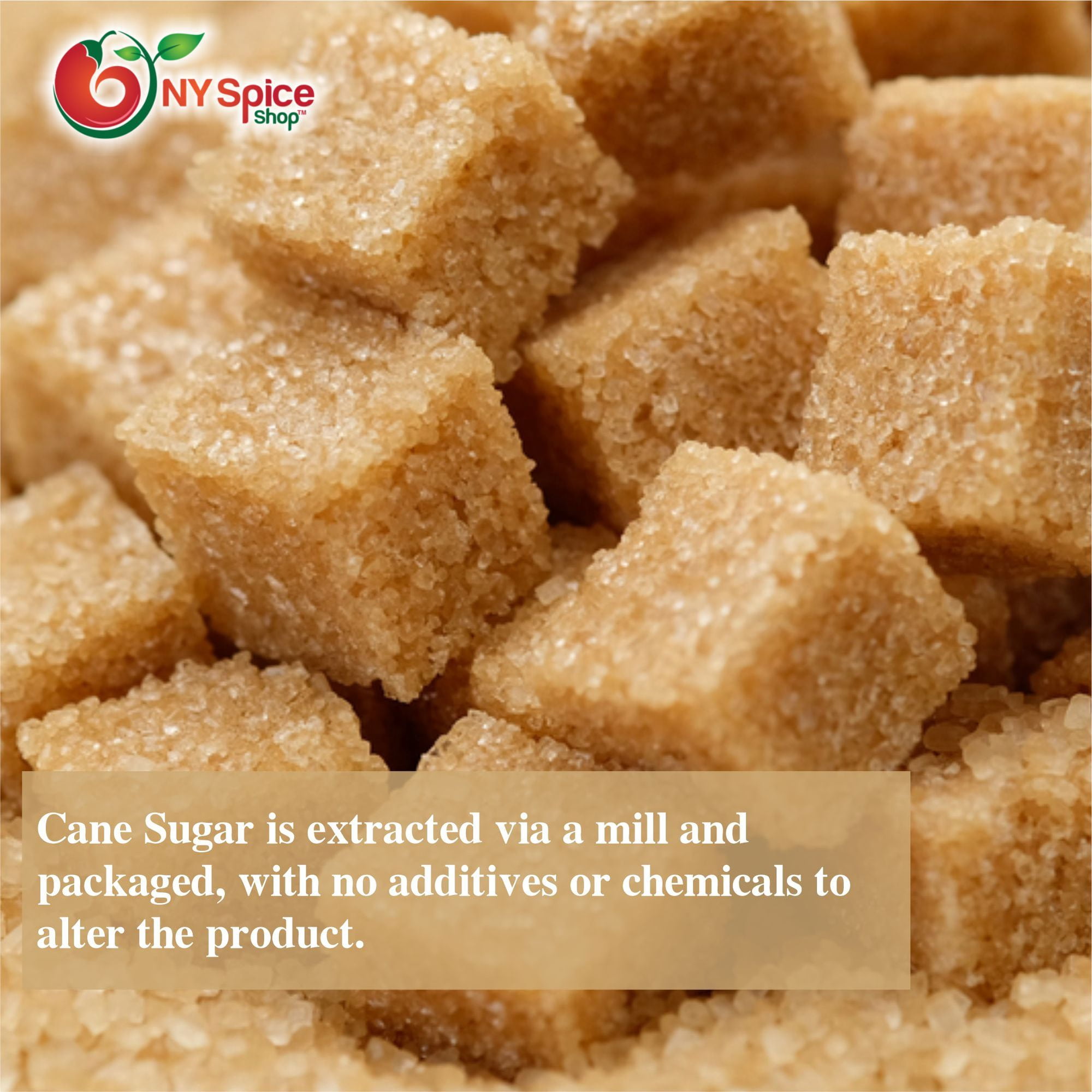 Cane Sugar, Brown Sugar - All Natural - Raw Cane Sugar - Sugarcane - Natural Brown Sugar - 5 Lbs. | 5 Pounds |