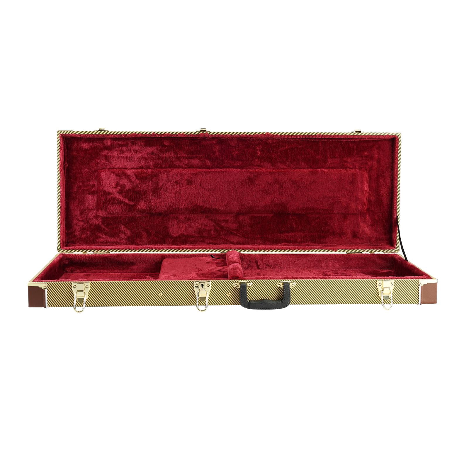 Dualoai Electric Guitar Case Dustproof Safeguarding Instrument Box Sturdy Hard Shell