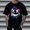 #Black, variant on DPTALR Men's Summer Fashion Casual Round Neck Printed T-shirt,Purple, S