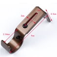 thumbnail image 4 of thinson 3pcs Adjustable Iron Curtain Rod Brackets Window Drapery Fixed Hook Household Bar Useful Holder, 4 of 8