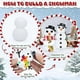 thumbnail image 5 of 12 Pcs Christmas Crafts - DIY Snowman Making Kit, Creative Air-Dry Modeling Clay, 5 of 5