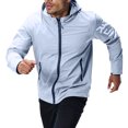 thumbnail image 4 of yuCgh Men's Running Clothes Loose Fit Quick Drying Training Wear for Cycling Sports Fitness and Gym Workouts, Moisture-Wicking Fabric,Light Gray L, 4 of 6