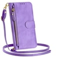 thumbnail image 1 of Case For Samsung Galaxy S26 Ultra/S26 Plus/S26, PU Leather Shell With Adjustable Detachable Lanyard Card Slot Kickstand Cover, 1 of 6