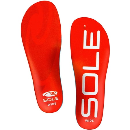 SOLE Active Wide Footbed Insoles Medium-M 13 W 15