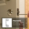 thumbnail image 3 of Deadbolt Reinforcement Plate Guide Plates Metal Door Guide Plates for Wood Door, 3 of 6
