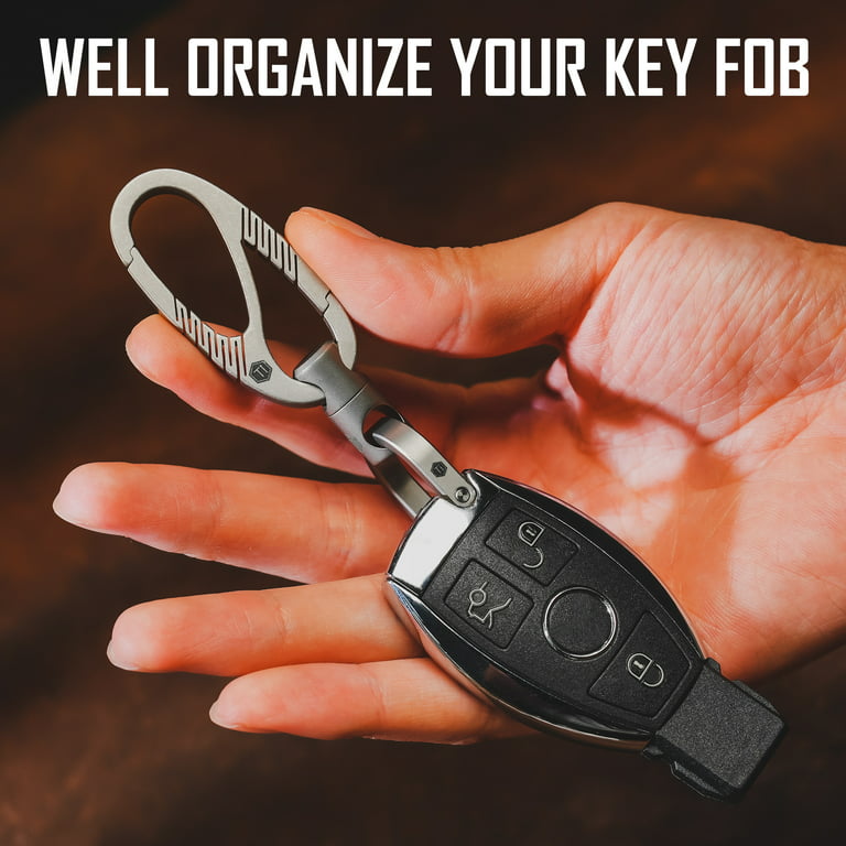 Titanium Carabiner Keychain Clip Quick Release Car Key Chain Rings