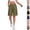 05### Army Green, variant on Cargo Shorts Women Waterproof Knee Length Bermuda Shorts with Pockets High Waited Summer Cargo Pants Travel Short Pants #Army GreenL