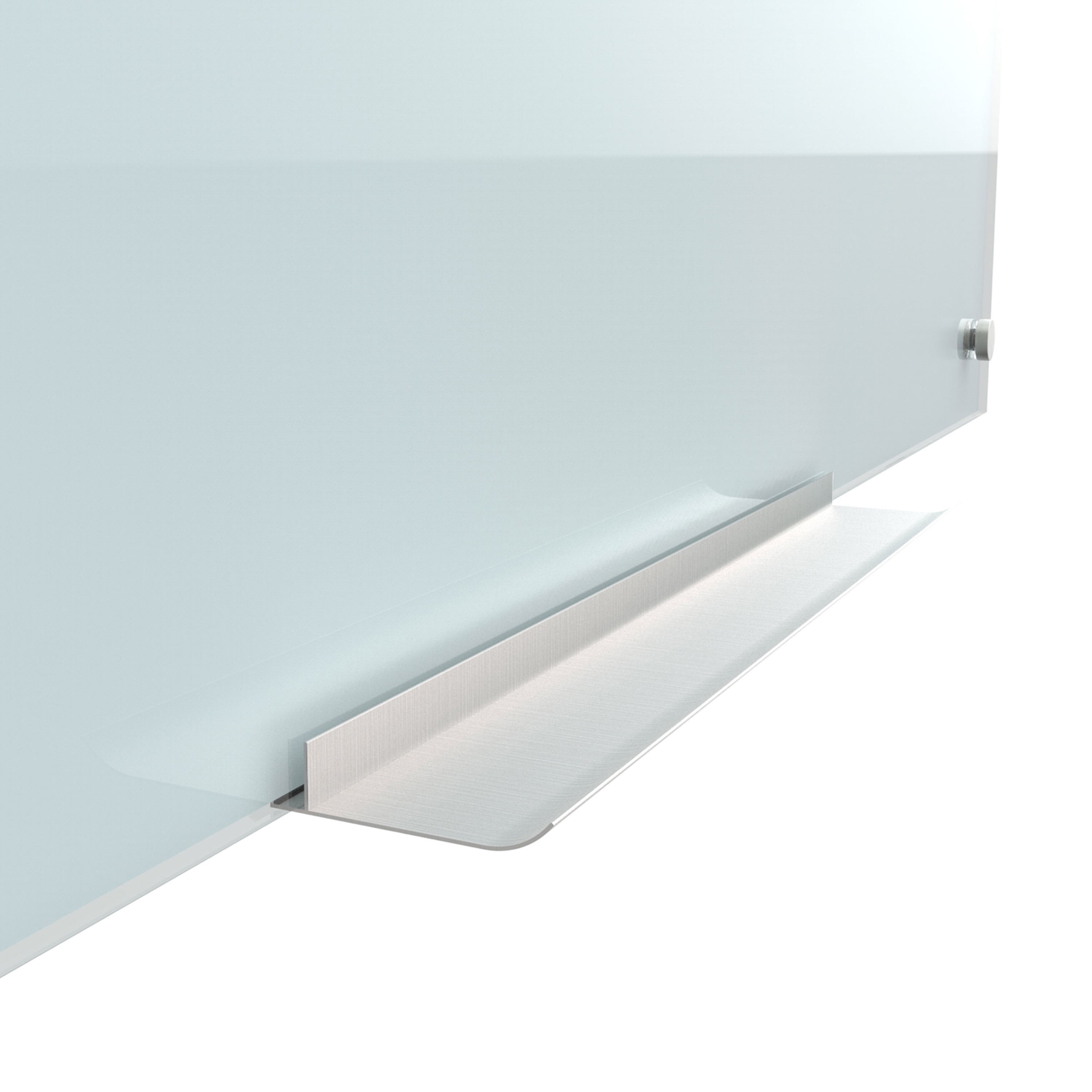 U Brands Glass Dry Erase Board, 35" x 23", White, Frameless, 120U