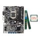 thumbnail image 2 of Inteprter Juego de placa base con ranura B75 LGA 1155, red integrada de 100M, placa de minería USB 3,0, equipo de minería de PC de escritorio compatible Juegos de teclado y mouse para computadora, 2 of 6