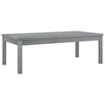 thumbnail image 1 of Charmma Coffee Table 39.4"x19.7"x13" Gray Solid Acacia Wood, 1 of 6
