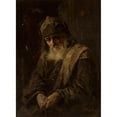 thumbnail image 2 of Pantaleon Szyndler 11x14 Gold Ornate Wood Frame and Double Matted Museum Art Print Titled - Portrait of a Philosopher (1882), 2 of 4