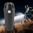 thumbnail image 4 of Luz de bicicleta USB alimentada por energía solar, linterna frontal para bicicleta con alertas de seguridad Paseos nocturnos más seguros, 4 of 8