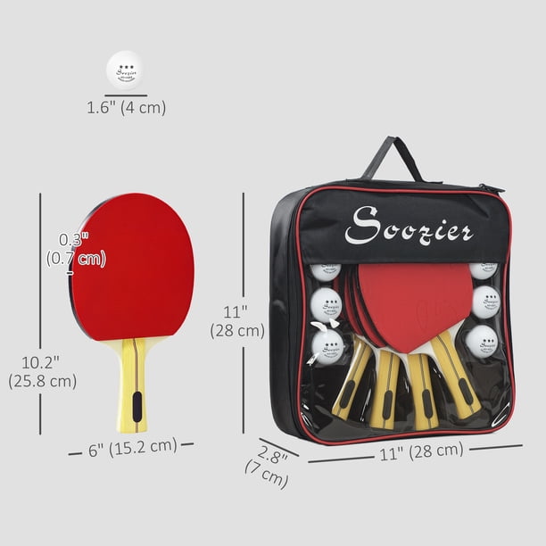 Sac De Rangement Pour Raquette De Ping-pong - Housse Demi-cercle Avec Poignée, Tissu Oxford Résistant, Protecteur Pour Paddle