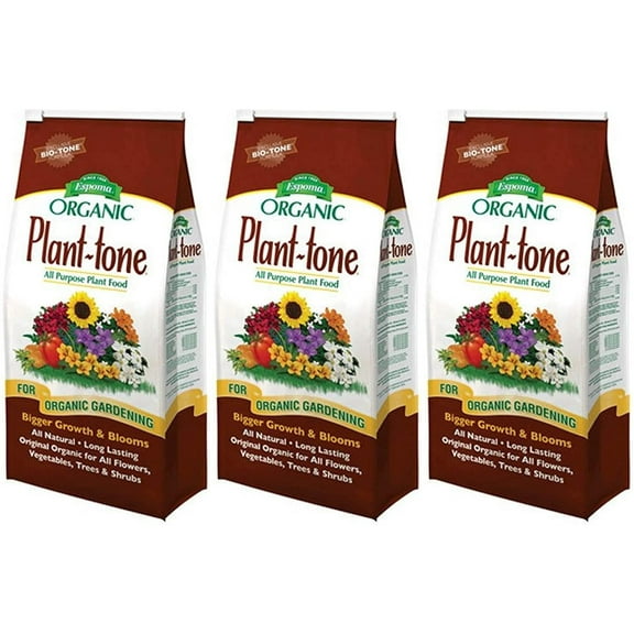 Espoma PT4 4-Pound Plant-Tone Organic 5-3-3 Plant Food 3-Pack