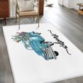 thumbnail image 2 of Summer Cactus Area Rugs 3'x5', Washable Small Throw Rugs for Living Room Bedroom, Country Blue Truck Botanical Tropical Plants Indoor Outdoor Rug Non-Slip Low Pile Carpet Runner Reversible Floor Mats, 2 of 8