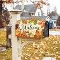 thumbnail image 6 of Welcome Fall Colorful Leaves Decoration Mailbox Cover with Magnetic Strip Autumn Harvest Mailbox Wraps Post Letter Box Cover Standard Size 21" X 18" Garden Farm Outdoor Yard Decor, 6 of 6