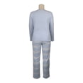thumbnail image 2 of Pijama Secret Treasures Talla EG Manga Larga Lisa y Étnico Azul, 2 of 3