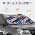 thumbnail image 4 of Bingfone Colorful Sushi Food Art Windshield Sun Shade 2-Piece Foldable Car Front Window Sunshade for Most Sedans SUV Truck - Large, 4 of 7